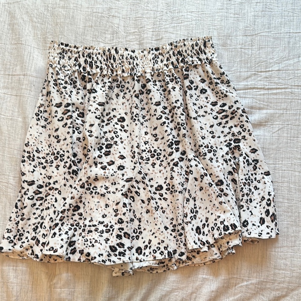 River Island Women’s Leopard Print Skirt Size 12